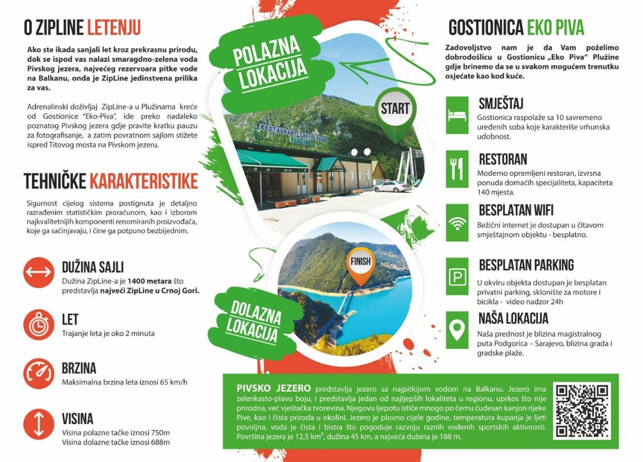 Guesthouse Eko Piva Plužine Ngoại thất bức ảnh